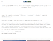 Tablet Screenshot of nsb-gruppe.de